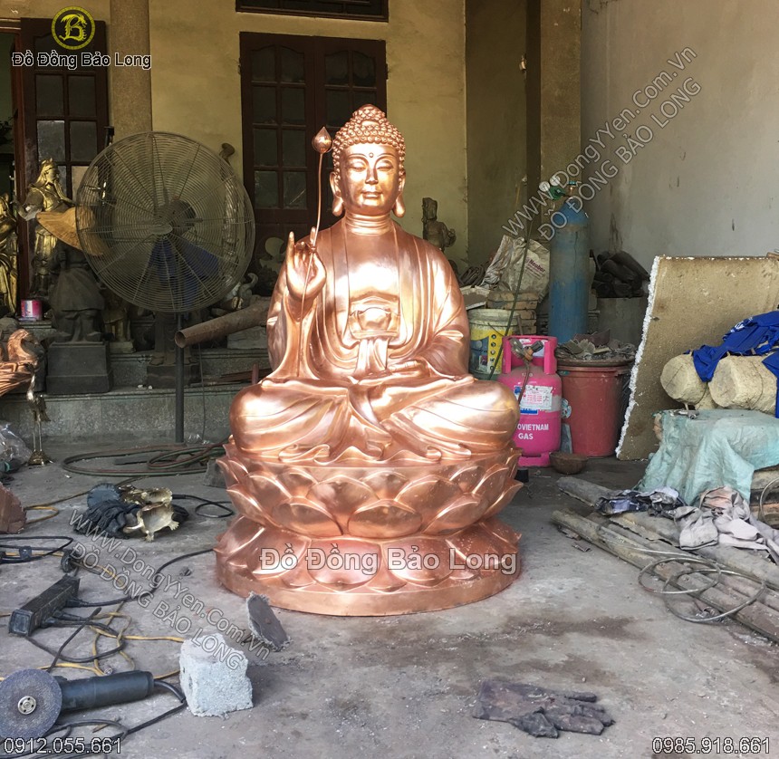 tượng thích ca bằng đồng