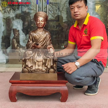 Tượng Bà Chúa Sơn Trang Bằng Đồng 61cm