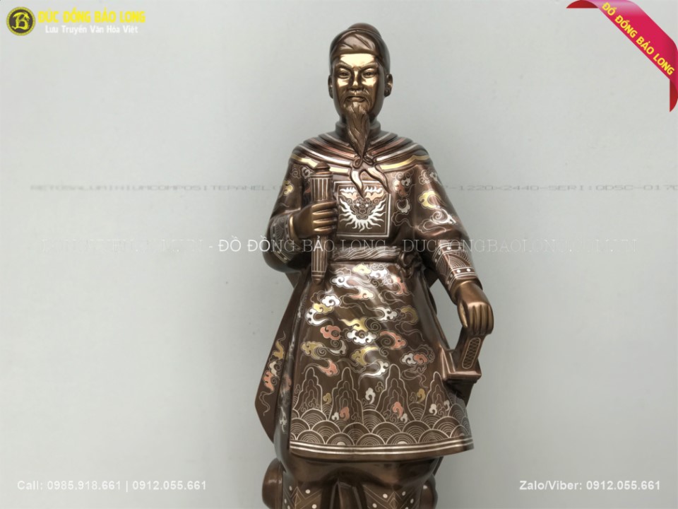 tượng trần hưng đạo khảm tam khí