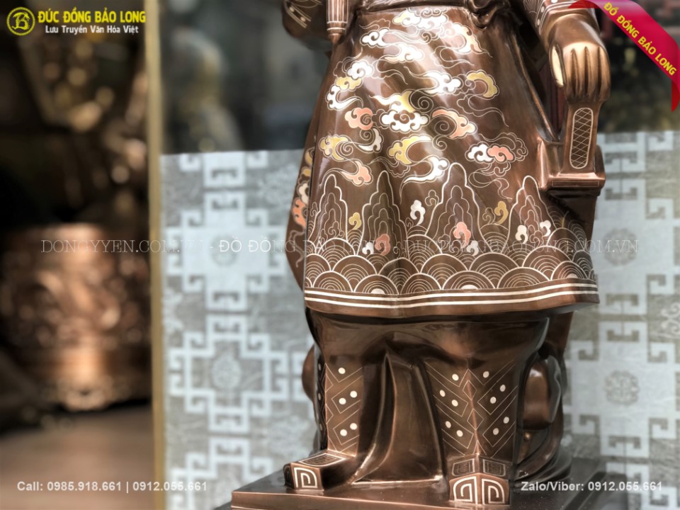 tượng trần hưng đạo khảm