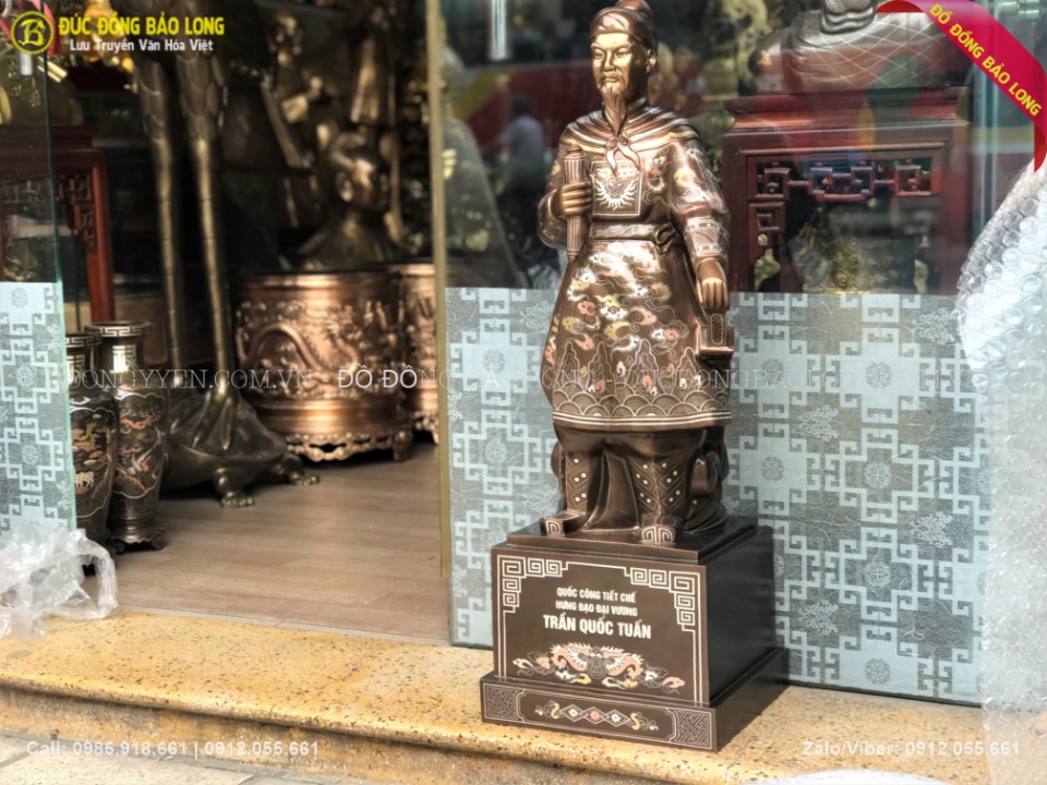 tượng trần hưng đạo khảm tam khí