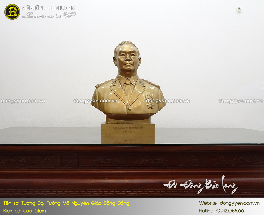 tượng đại tướng võ nguyên giáp 61cm