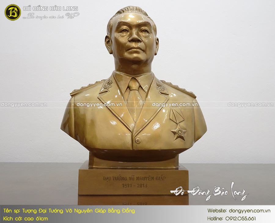 tượng đại tướng võ nguyên giáp 61cm