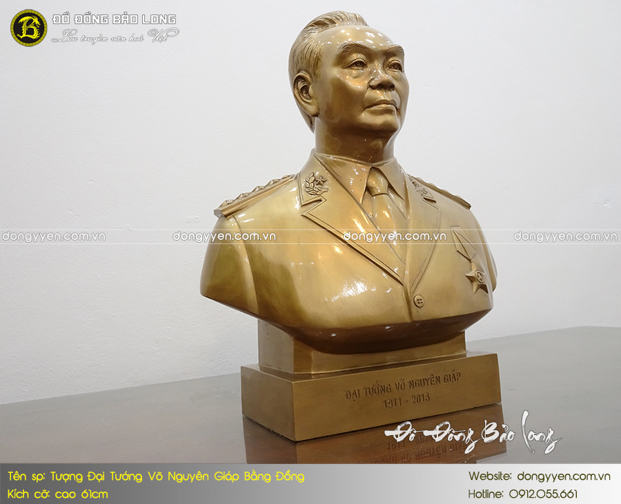 tượng đại tướng võ nguyên giáp 61cm