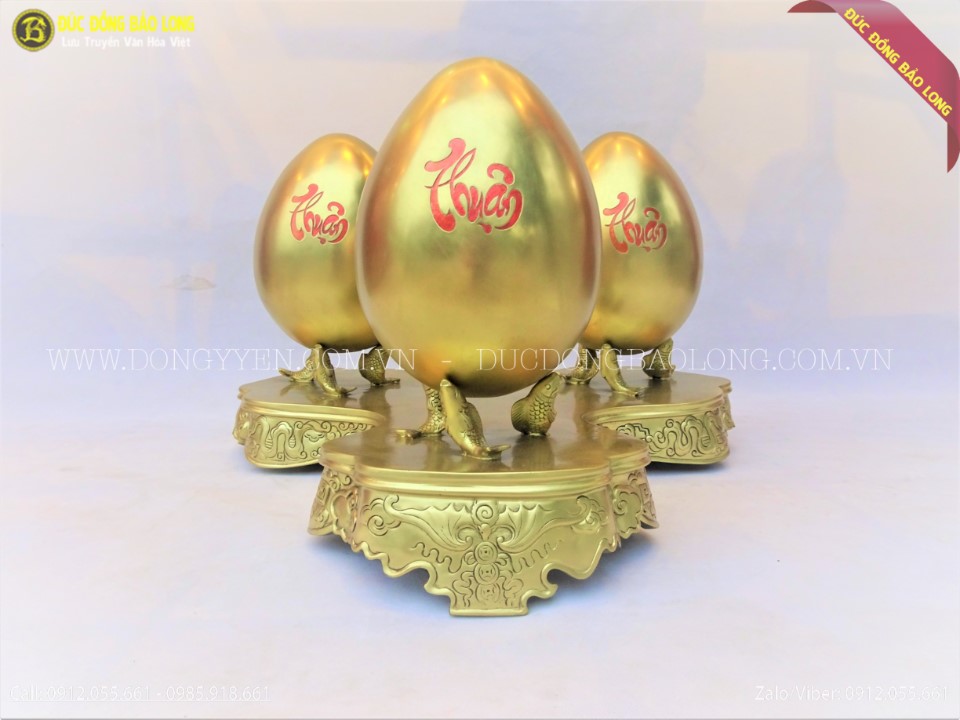 kệ trứng bằng đồng phong thủy
