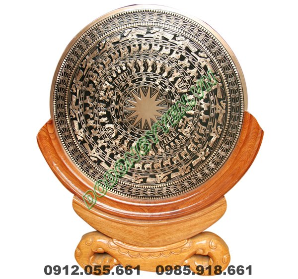 mặt trống đồng đúc đường kính 30cm